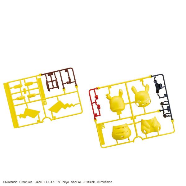 Pokemon Plamo Collection Quick!! 16 Pikachu Sitting Pose Additional Image 1