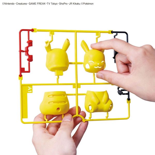 Pokemon Plamo Collection Quick!! 16 Pikachu Sitting Pose Additional Image 3