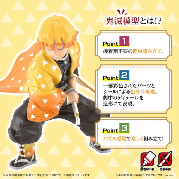 Agatsuma Zenitsu Model Kit (Demon Slayer: Kimetsu no Yaiba) Additional Image 3