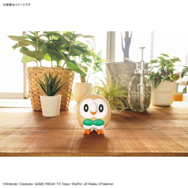 Pokemon Plamo Collection Quick!! 10 Rowlet Image