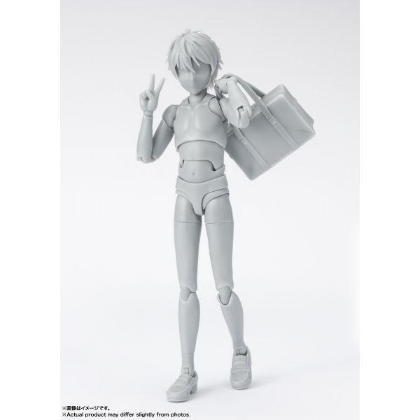 S.H. Figuarts Body-Kun -School Life- Edition DX Set (Gray Color Ver.) Additional Image 2