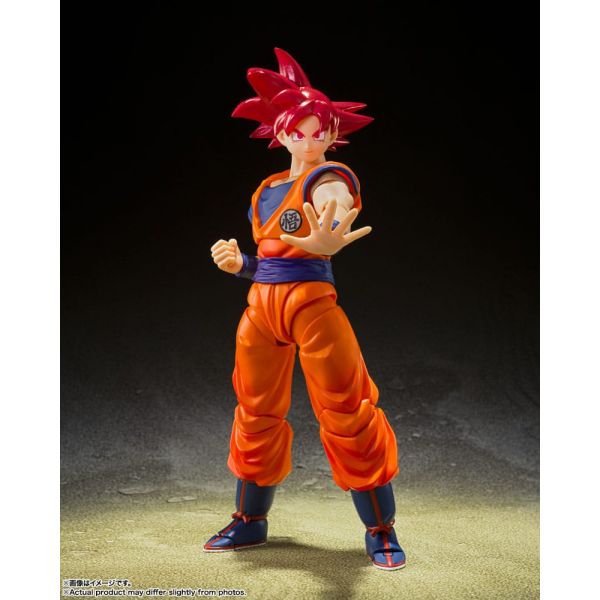 S.H. Figuarts Super Saiyan God Son Goku -The Saiyan God Brought About by a Righteous Heart- (Dragon Ball Super) Additional Image 1