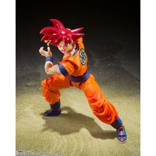 S.H. Figuarts Super Saiyan God Son Goku -The Saiyan God Brought About by a Righteous Heart- (Dragon Ball Super) Additional Image 3