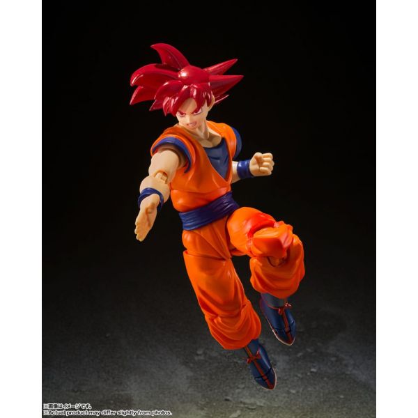 S.H. Figuarts Super Saiyan God Son Goku -The Saiyan God Brought About by a Righteous Heart- (Dragon Ball Super) Additional Image 5
