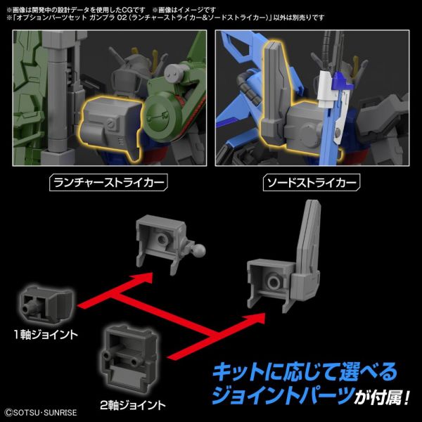 Gundam Option Parts Set Gunpla 02 (Launcher Striker & Sword Striker) Additional Image 7