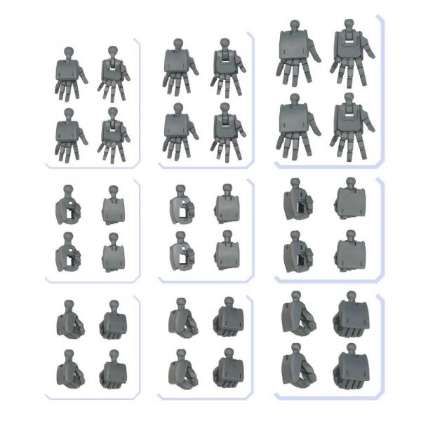 Gundam Option Parts Set Gunpla 03 (Build Hands Square Shape) Image