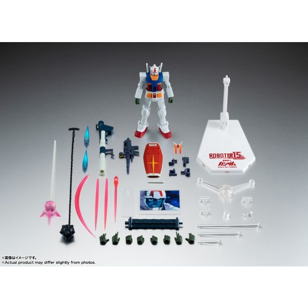 ROBOT Damashii RX-78-2 Gundam ver. A.N.I.M.E. ROBOT Damashii 15th Anniversary Edition (Mobile Suit Gundam) Additional Image 8