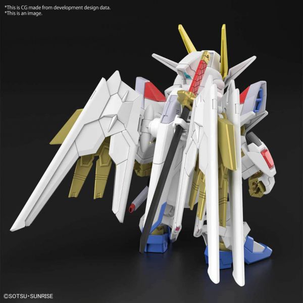 SD Gundam Cross Silhouette Mighty Strike Freedom Gundam (Mobile Suit Gundam SEED Freedom) Additional Image 1