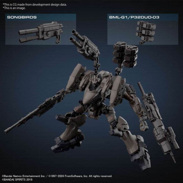 30MM RaD CC-2000 Orbiter Night Fall (Armored Core VI Fires of Rubicon) Additional Image 5