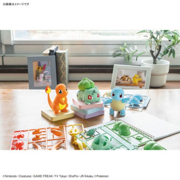 Pokemon Plamo Collection Quick!! 11 + 13 + 17 Charmander Bulbasaur Squirtle Set (Pokemon) Additional Image 6