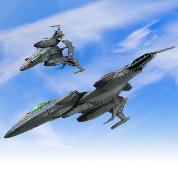 Mecha Collection DX Prototype Space Combat Attack Aircraft Cosmo Python (Set of 2) (Space Battleship Yamato) Additional Image 6