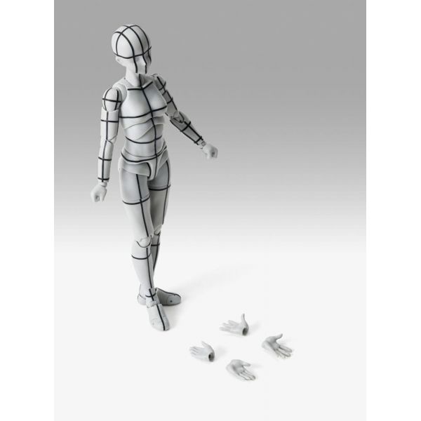 S.H. Figuarts Body-chan Sports Wireframe Ver. (Grey Color) Additional Image 6