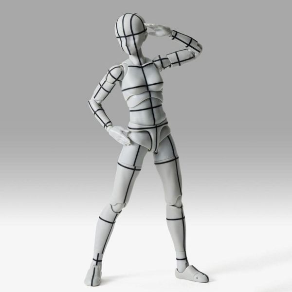 S.H. Figuarts Body-chan Sports Wireframe Ver. (Grey Color) Main Image