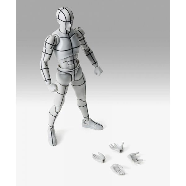 S.H. Figuarts Body-kun Sports Wireframe Ver. (Grey Color) Additional Image 6