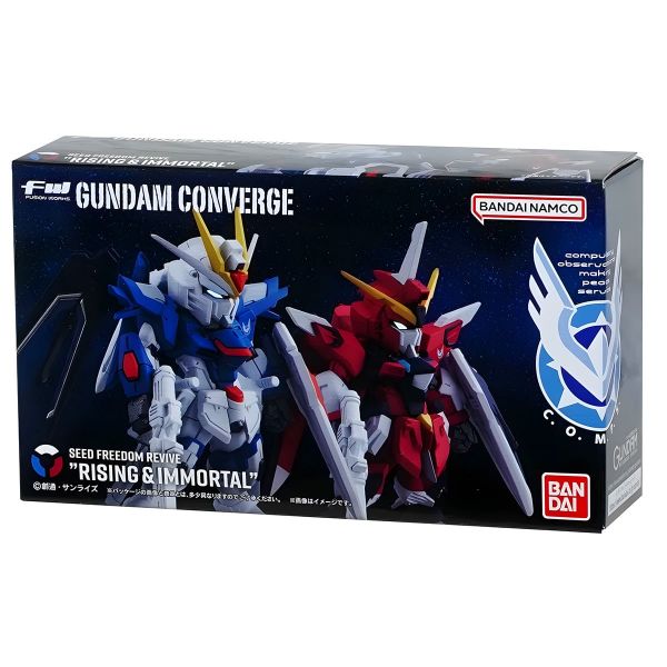 FW GUNDAM CONVERGE SEED Freedom Revive Rising Freedom & Immortal Justice Gundam Set Additional Image 8