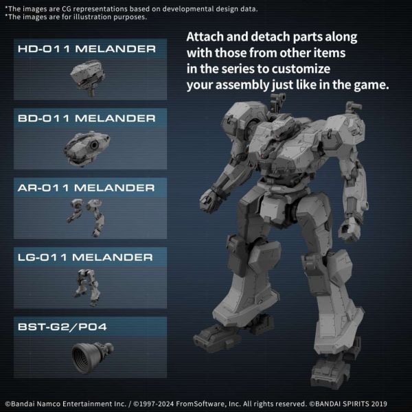 30MM Balam Industries BD-011 Melander (Armored Core VI Fires of Rubicon) Additional Image 2
