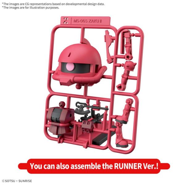 CharZaku-kun DX Set (with Runner Ver. Recreated Parts) Additional Image 2