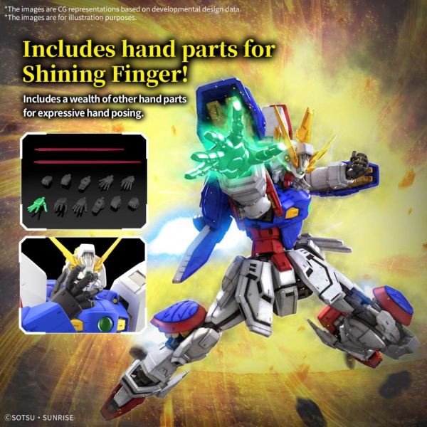 RG Shining Gundam (Mobile Fighter G Gundam) Additional Image 7