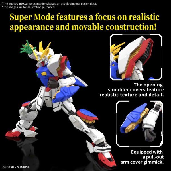 RG Shining Gundam (Mobile Fighter G Gundam) Additional Image 5