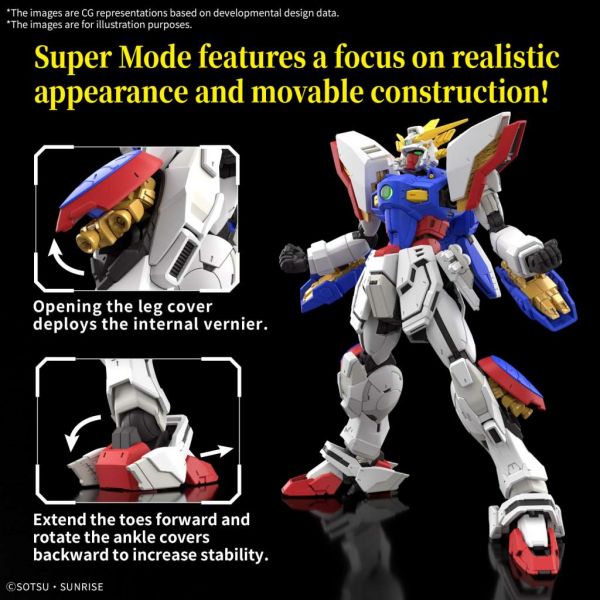 RG Shining Gundam (Mobile Fighter G Gundam) Additional Image 6
