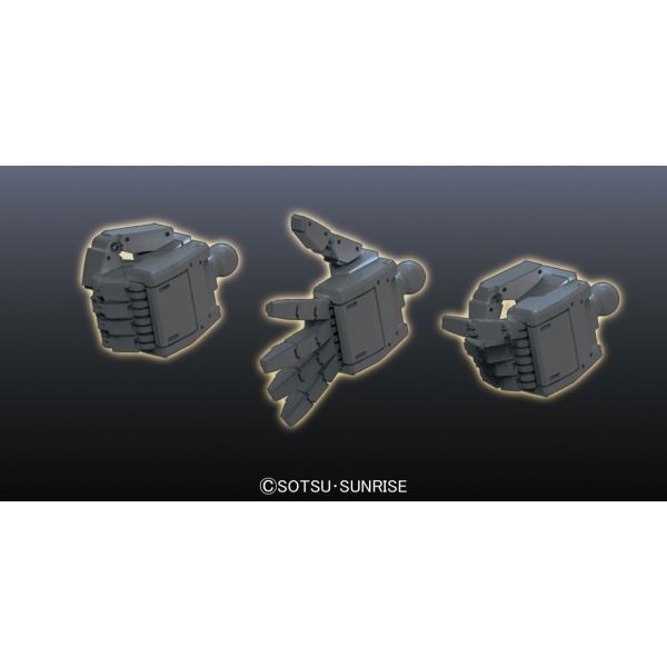 Builders Parts HD: MS Hand 01 - 1/144 Scale EFSF Size Regular (Dark Gray) Additional Image 1