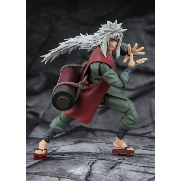 S.H. Figuarts Jiraiya -Hidden Leaf Heroic Master Sage- (Sage Mode Set) (Naruto Shippuden) Additional Image 1
