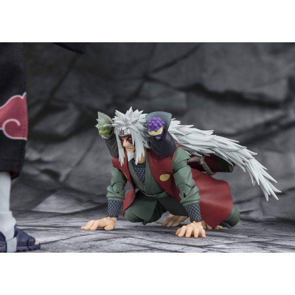 S.H. Figuarts Jiraiya -Hidden Leaf Heroic Master Sage- (Sage Mode Set) (Naruto Shippuden) Additional Image 7