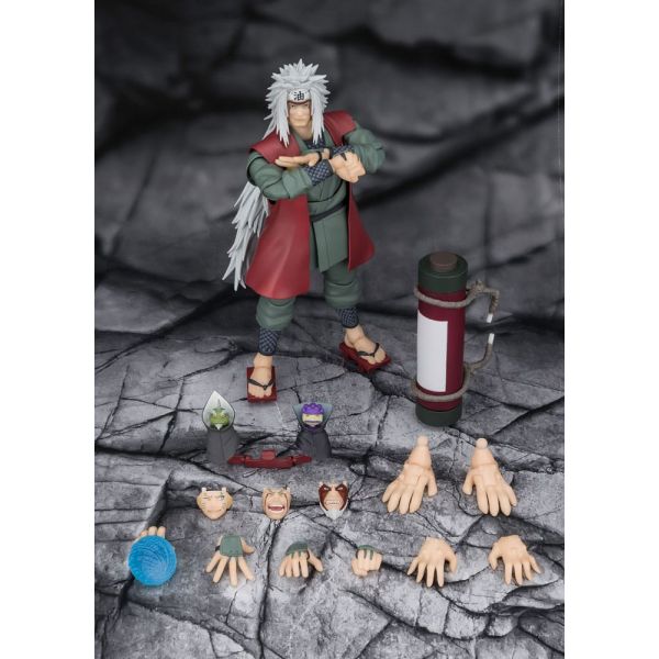 S.H. Figuarts Jiraiya -Hidden Leaf Heroic Master Sage- (Sage Mode Set) (Naruto Shippuden) Additional Image 8