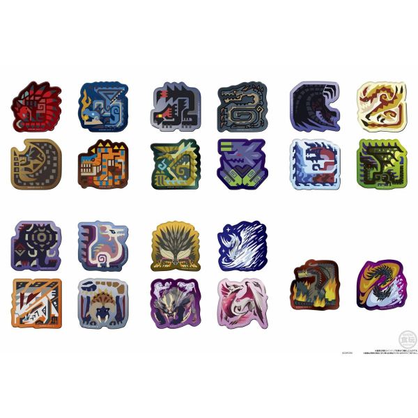 [Gashapon] Monster Hunter 20th Anniversary Chara Magnet Collection (Single Randomly Drawn Item from the Line-up) Additional Image 1