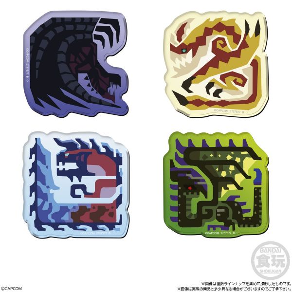 [Gashapon] Monster Hunter 20th Anniversary Chara Magnet Collection (Single Randomly Drawn Item from the Line-up) Additional Image 4