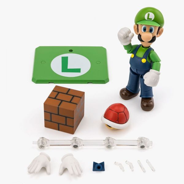 S.H. Figuarts Luigi (Super Mario) Additional Image 4