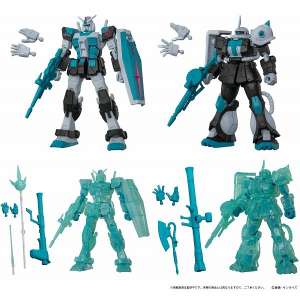 [Gashapon] Mobile Suit Gundam CAPSULE ACTION Hatsune Miku Color Ver. (Single Randomly Drawn Item from the Line-up) Additional Image 1