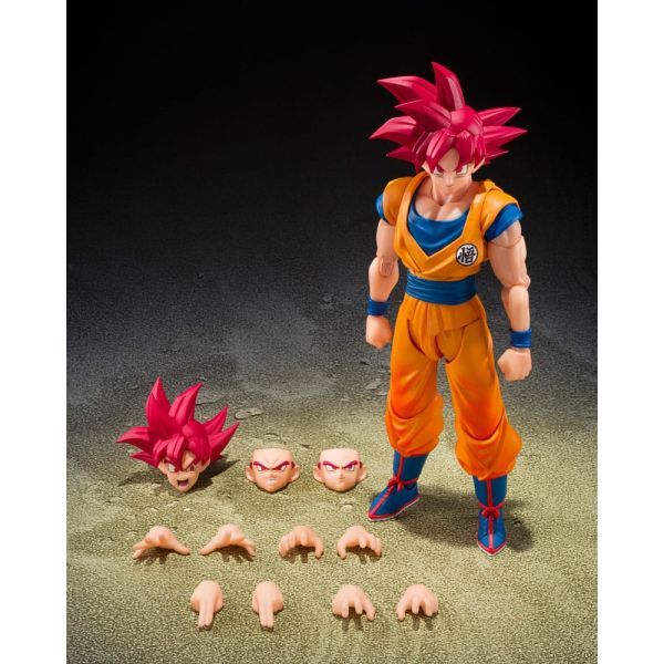 S.H.Figuarts Super Saiyan God Son Goku(God Aura) (Dragon Ball Super) Additional Image 6