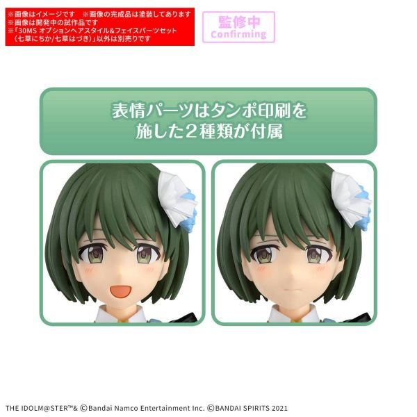 30MS Option Hair Style &amp; Face Parts Set (Nichika Nanakusa/Hazuki Nanakusa) Additional Image 2