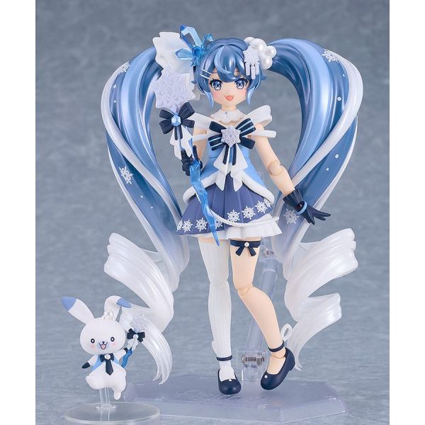 Figma Snow Miku: Crystal Snow Ver. (Character Vocal Series 01: Hatsune Miku) Additional Image 1