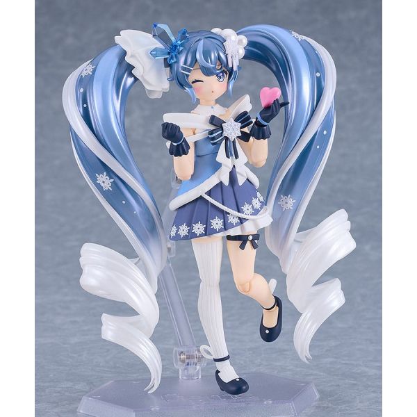 Figma Snow Miku: Crystal Snow Ver. (Character Vocal Series 01: Hatsune Miku) Additional Image 3