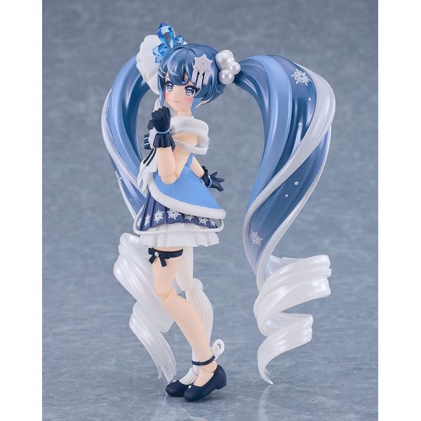 Figma Snow Miku: Crystal Snow Ver. (Character Vocal Series 01: Hatsune Miku) Additional Image 4
