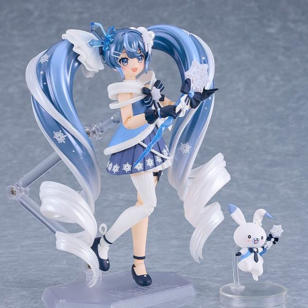 Figma Snow Miku: Crystal Snow Ver. (Character Vocal Series 01: Hatsune Miku) Additional Image 5