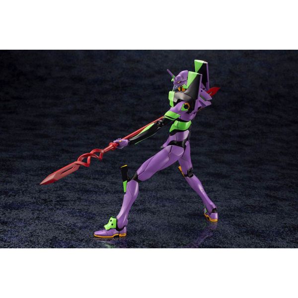 Evangelion Unit-01 with Spear of Cassius 1/1400 Scale Model Kit (Reissue) (Rebuild of Evangelion) Image