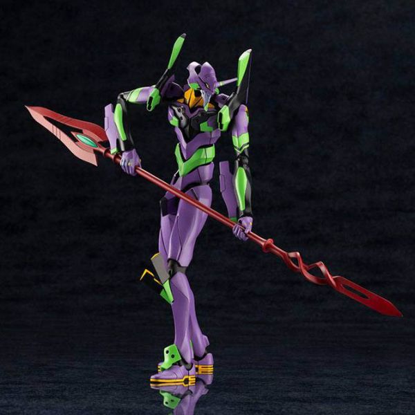 Evangelion Unit-01 with Spear of Cassius 1/1400 Scale Model Kit (Reissue) (Rebuild of Evangelion) Image