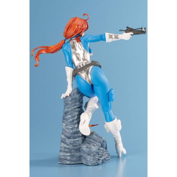 Bishoujo Scarlett 25th Anniversary Sky Blue Color Ver. Statue (G.I. Joe) Additional Image 1