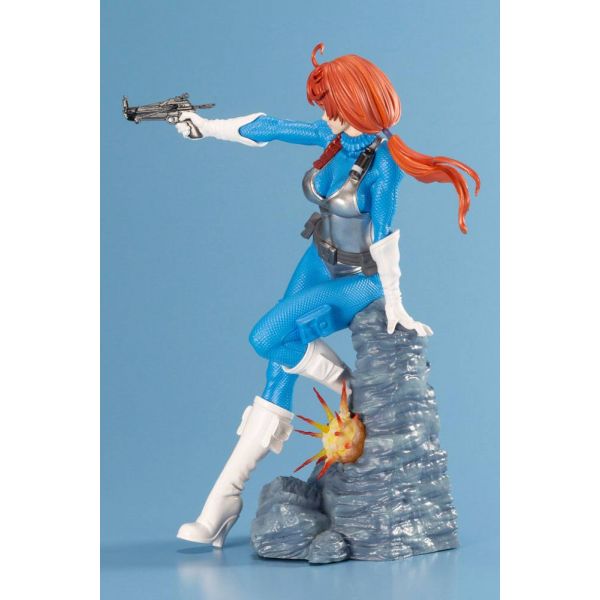 Bishoujo Scarlett 25th Anniversary Sky Blue Color Ver. Statue (G.I. Joe) Additional Image 3