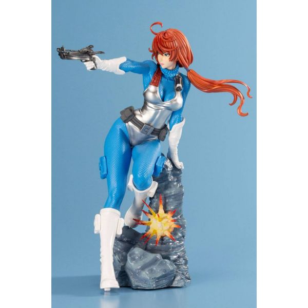 Bishoujo Scarlett 25th Anniversary Sky Blue Color Ver. Statue (G.I. Joe) Additional Image 4