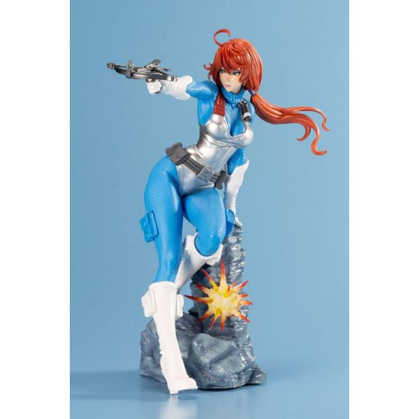 Bishoujo Scarlett 25th Anniversary Sky Blue Color Ver. Statue (G.I. Joe) Additional Image 5