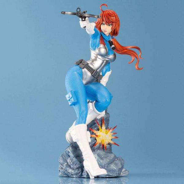 Bishoujo Scarlett 25th Anniversary Sky Blue Color Ver. Statue (G.I. Joe) Main Image