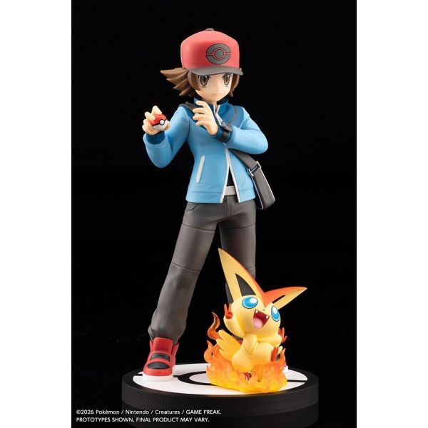 Pok&eacute;mon ARTFX J PVC Figure 1/8 Hilbert with Victini 20 cm Additional Image 1