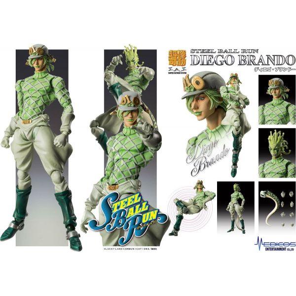 Diego Brando - Super Action Statue (JoJo's Bizarre Adventure Part 7 Steel Ball Run) Additional Image 6