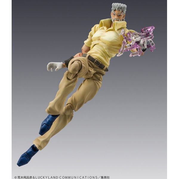 Joseph Joestar & Iggy - Super Action Statue Reissue (JoJo's Bizarre Adventure Part 3) Additional Image 2