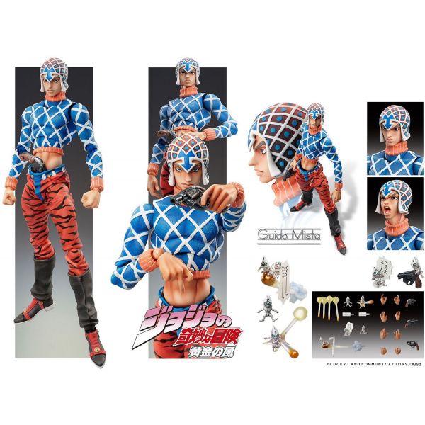 Super Action Statue Guido Mista & Sex Pistol (JoJo's Bizarre Adventure) Image