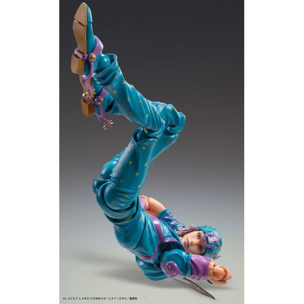 thumbnail interactive-video image 1 of Medicos JoJo's Bizarre Adventure Super Action Statue – Johnny Joestar 2nd, Japan Import 1 of 6